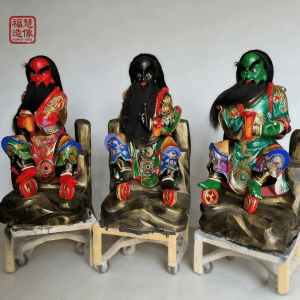 海外华人专供！香樟木精雕法主公神像｜传统工艺款