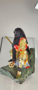 【法主圣威 驱邪安宅】香樟木精雕法主公神像 海外华人供奉专款