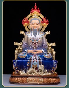 树脂三清祖师神像玉清上清太清天尊家用佛堂镇宅祈福供奉摆件- 福慧造像